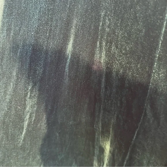 ROMAN KEFLAY VINTAGE OLIVE GREEN STRETCH VELVET - Picture 7 of 12